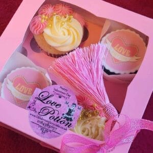 Valentines Love Potion Cupcake Box